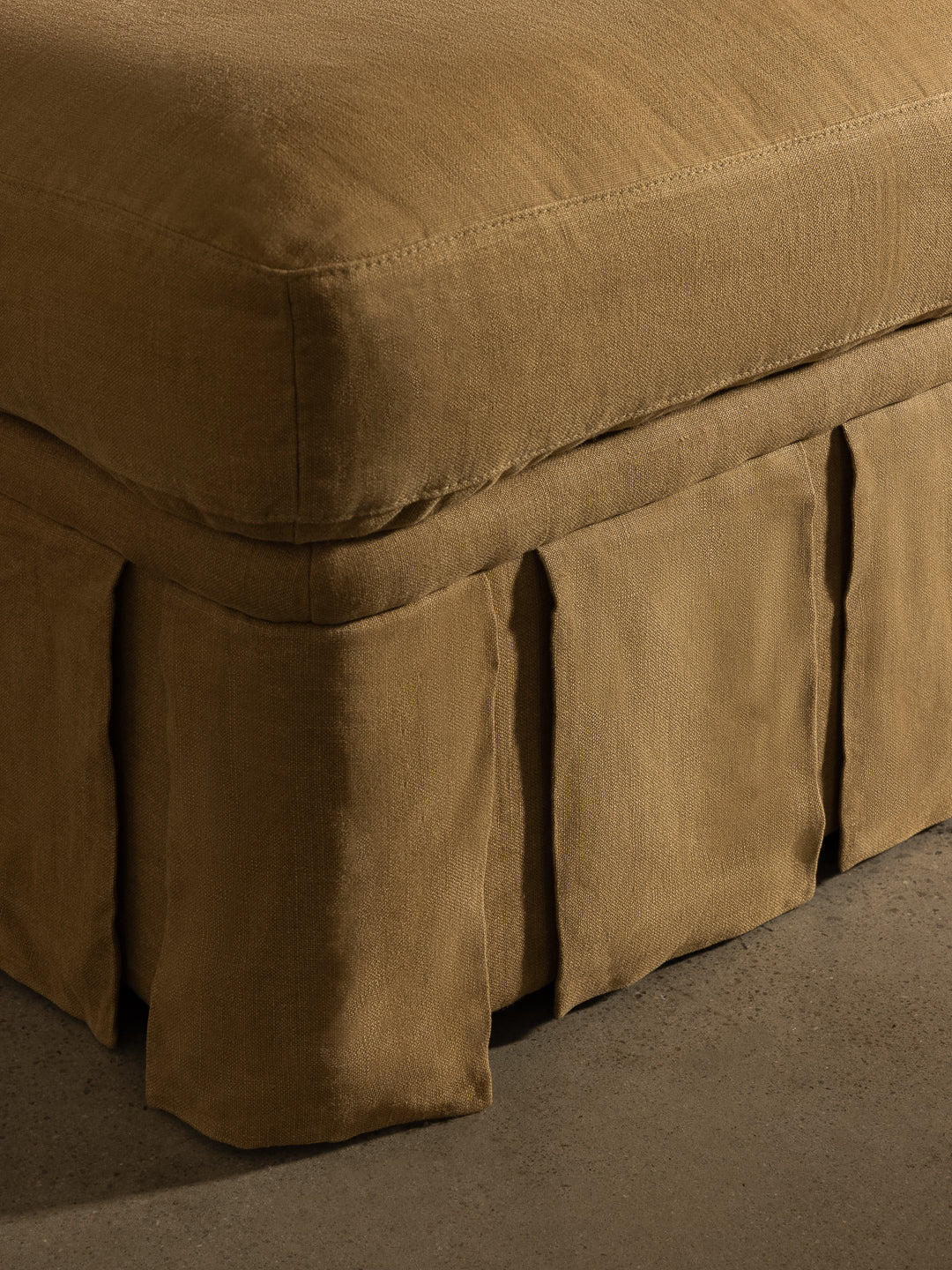 Nora Ottoman Large Caramel