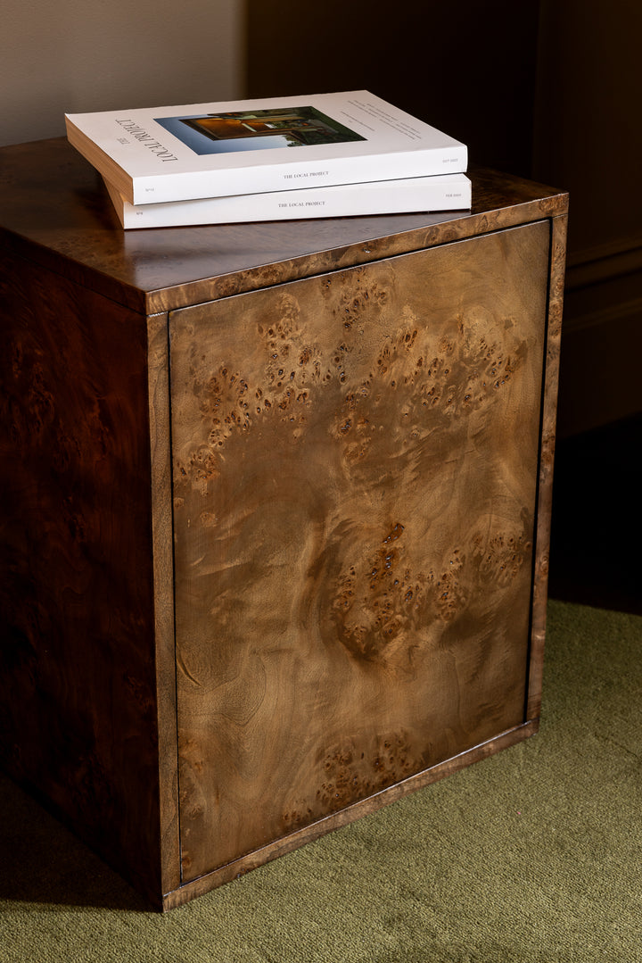 Vernier Linear Side Table Tabac