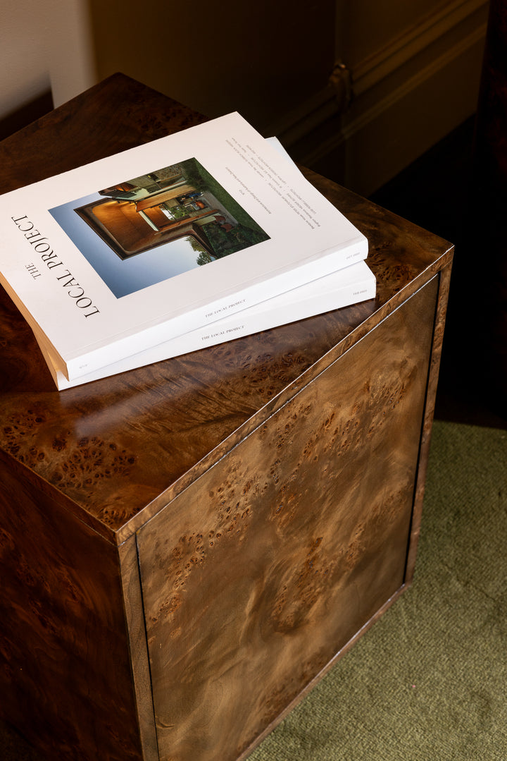 Vernier Linear Side Table Tabac