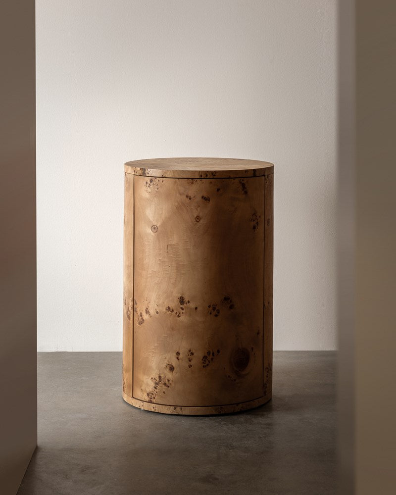 Vernier Round Side Table Natural II