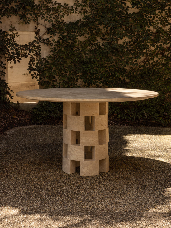 Vivi Dining Table Travertine